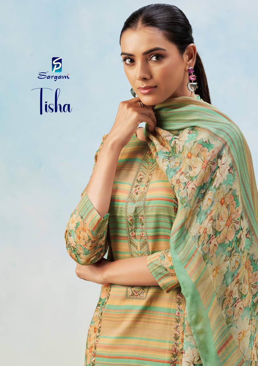 Sargam tisha Designer dress materials in Delhi